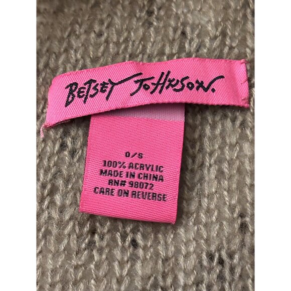 Betsey Johnson Crocheted Lace Infinity ScarfHead Wrap Neck Cowl - Picture 5 of 5